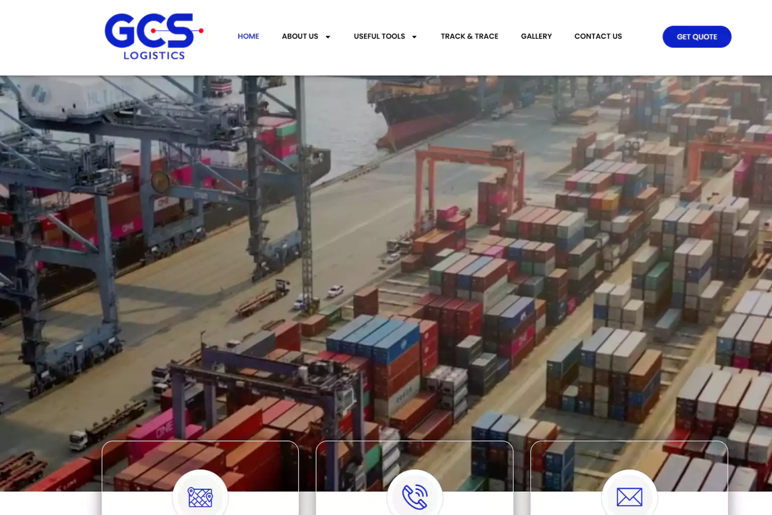Golden Cargo Website