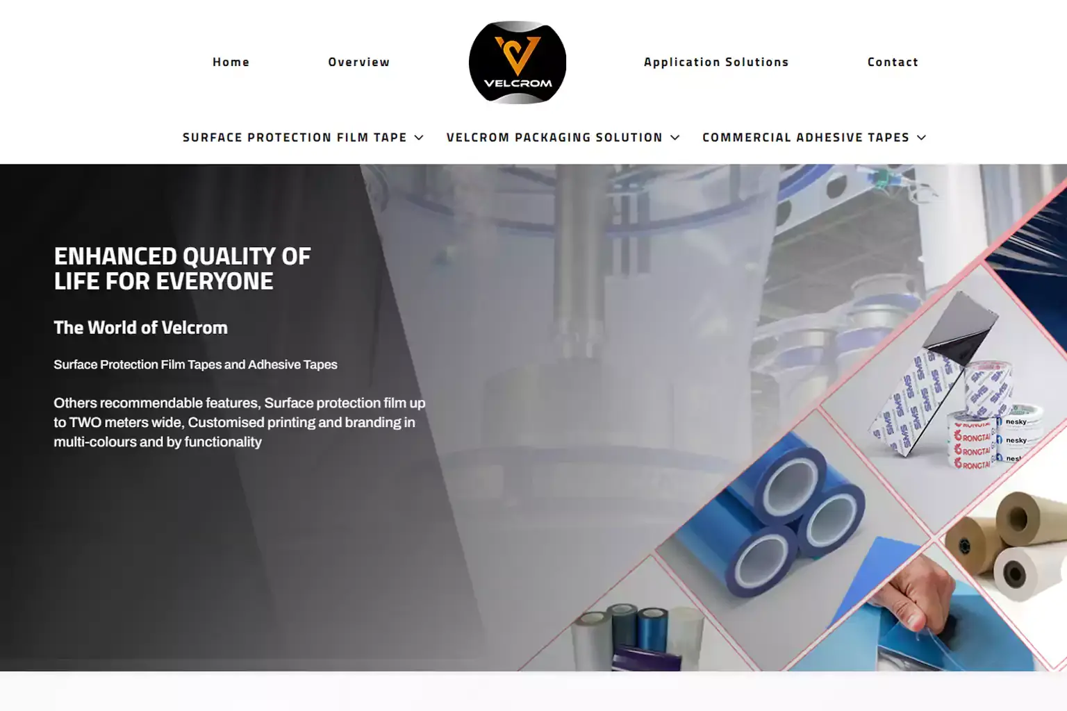 Velcrom Tapes Website